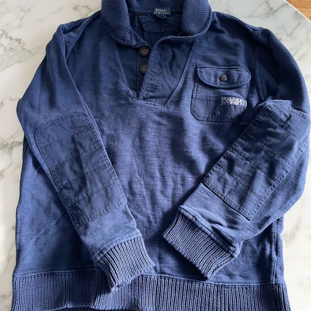 Polo boys large sweatshirt/sweater navy